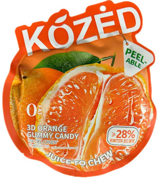 Kozed 3D Orange Gummy Candy