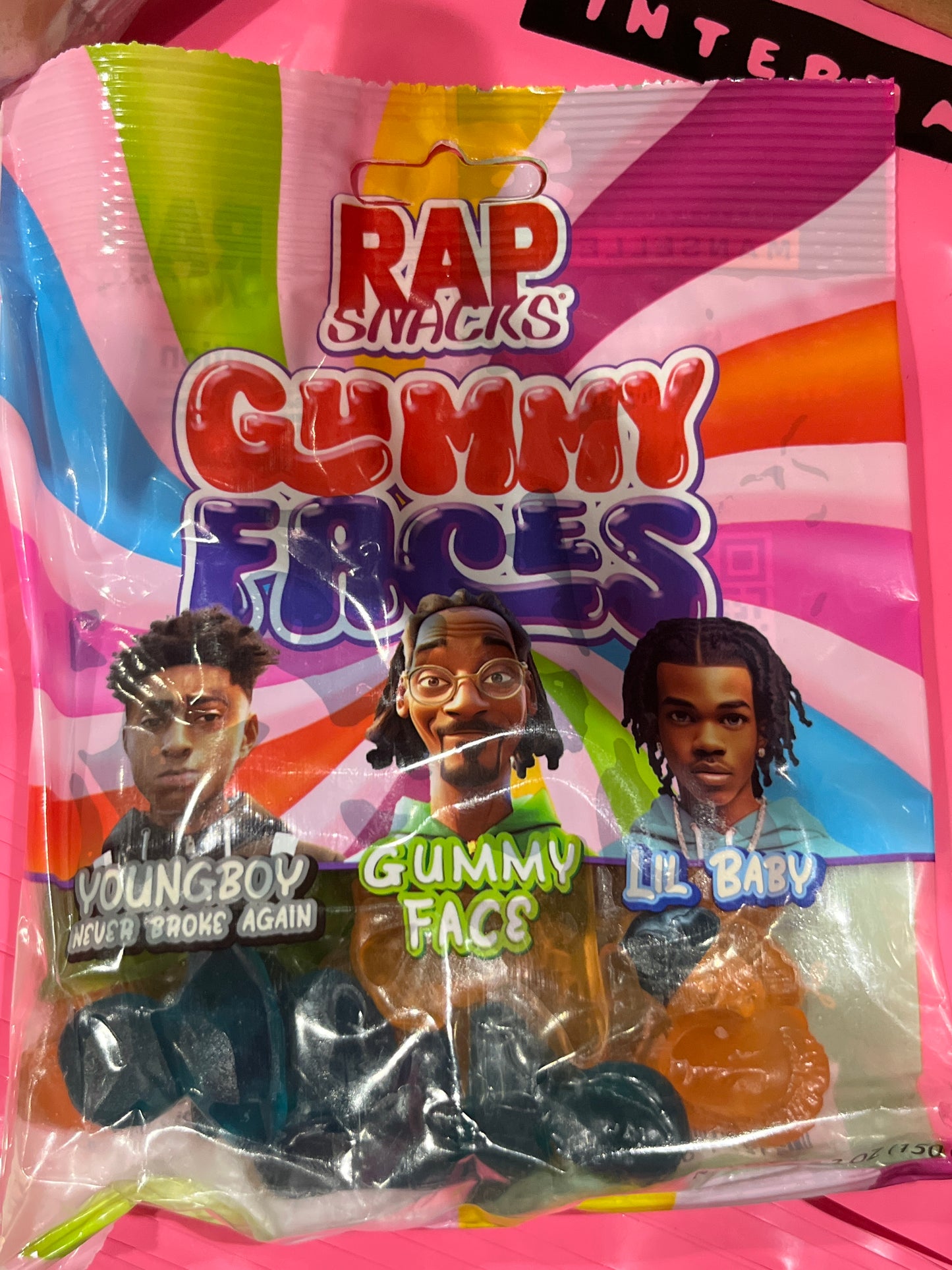 Rap Snacks Gummy Faces
