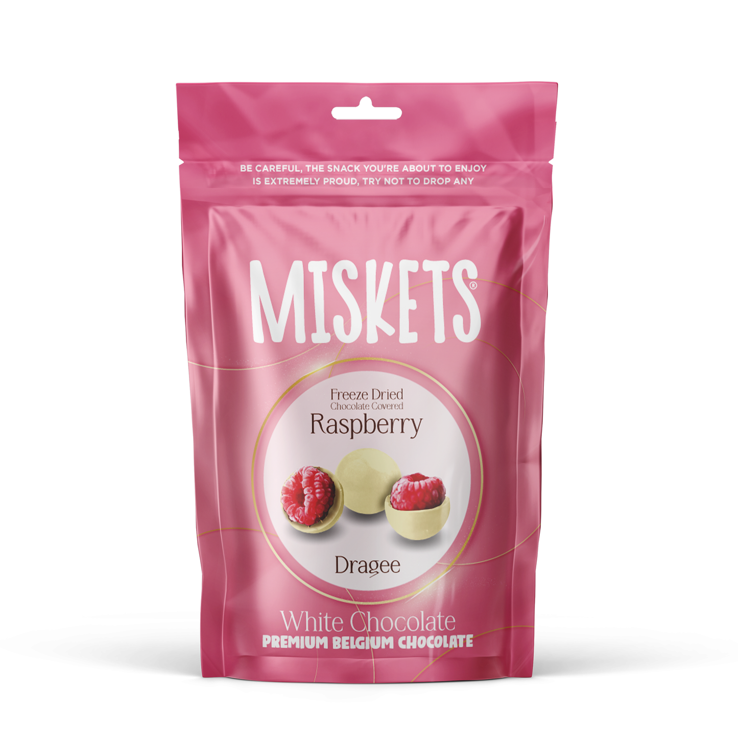 Miskets freeze dried raspberries