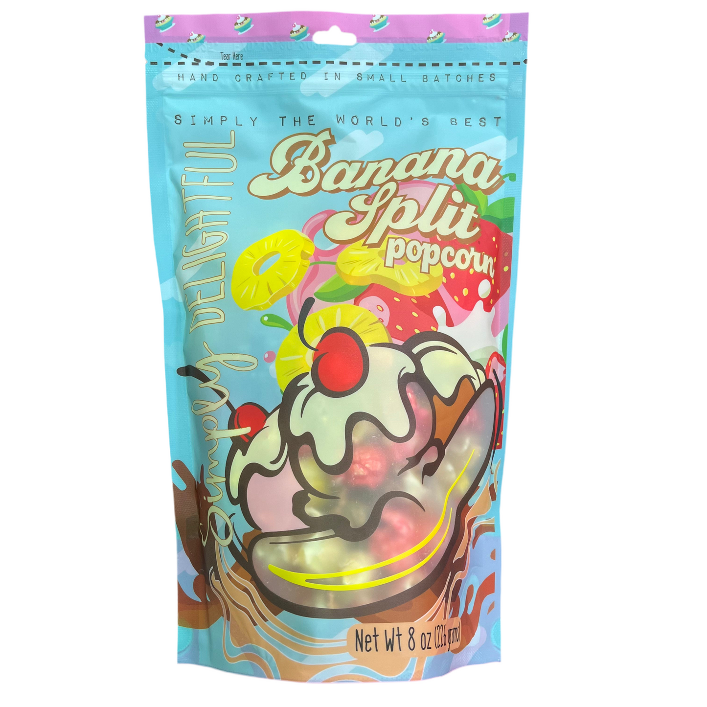 Banana Split Popcorn / Simply Delightful