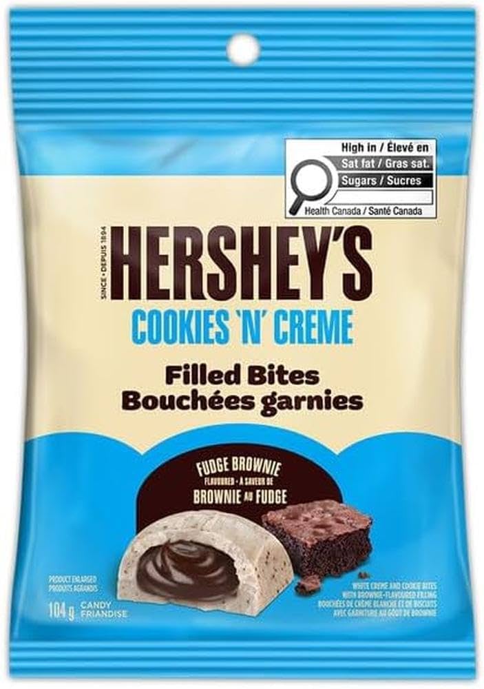 Hersheys Cookies n creme filled bites bouchees garnies