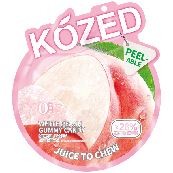 Kozed White Peach Gummy Candy