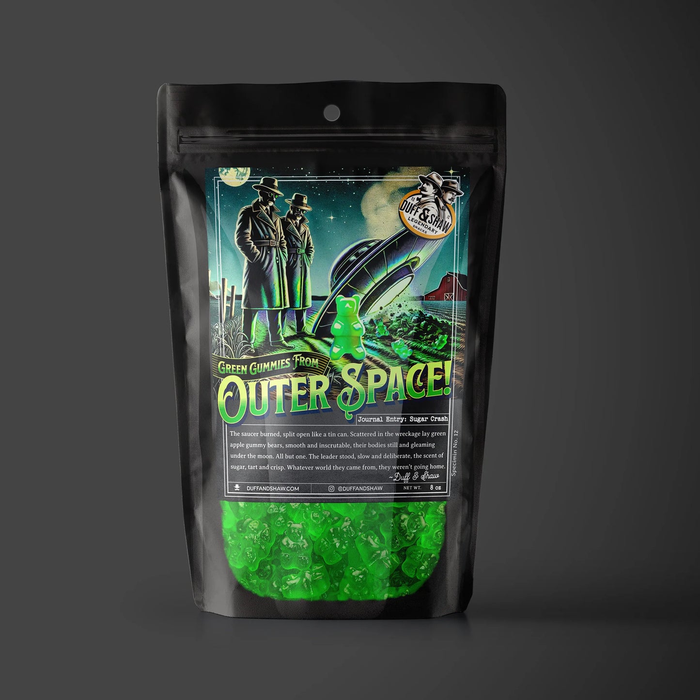 Green Gummies Outer Space