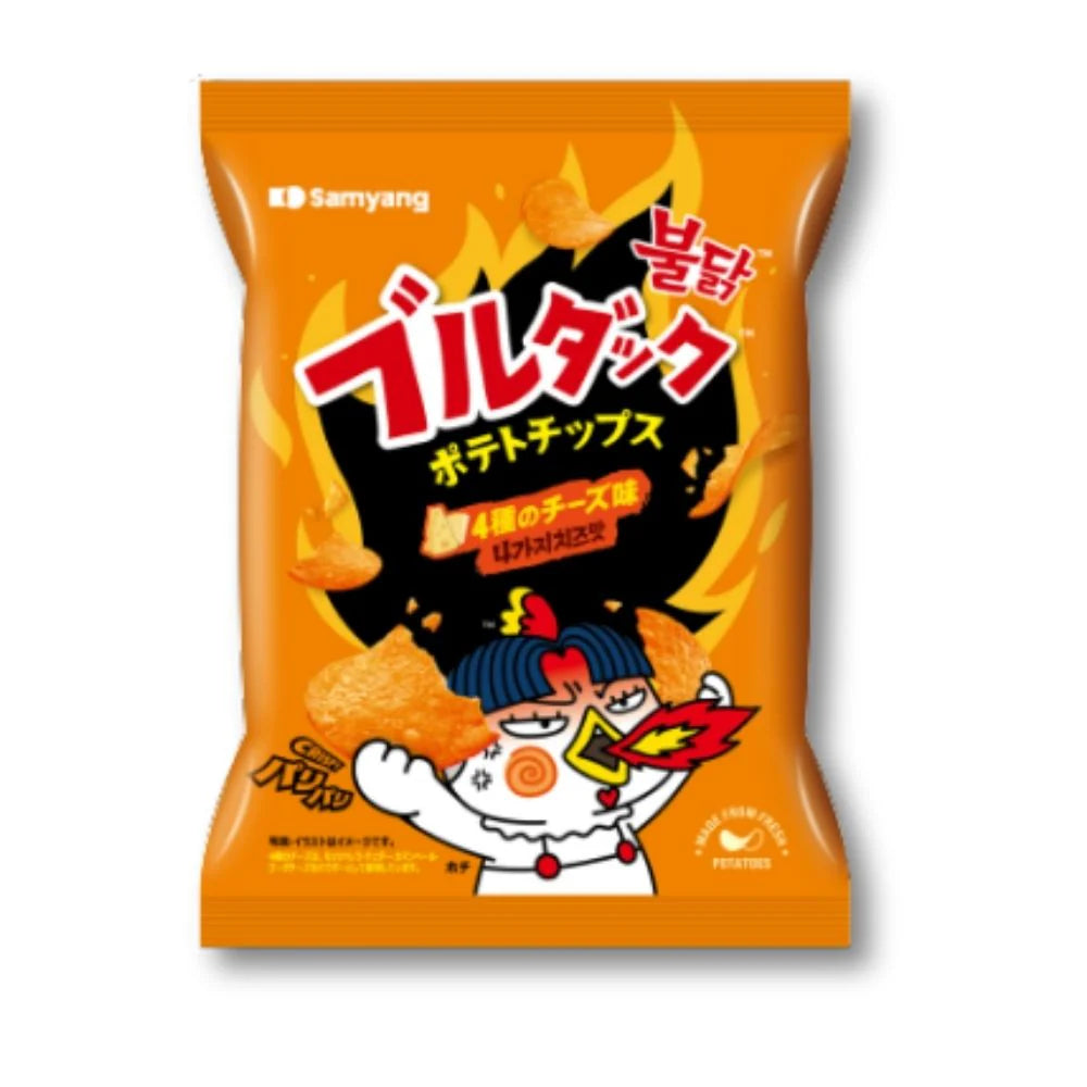 Buldak Potato Chips Quattro Cheese