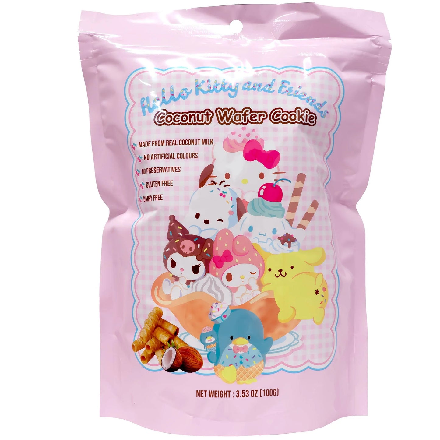 Hello Kitty & Friends Coconut Wafer Cookie