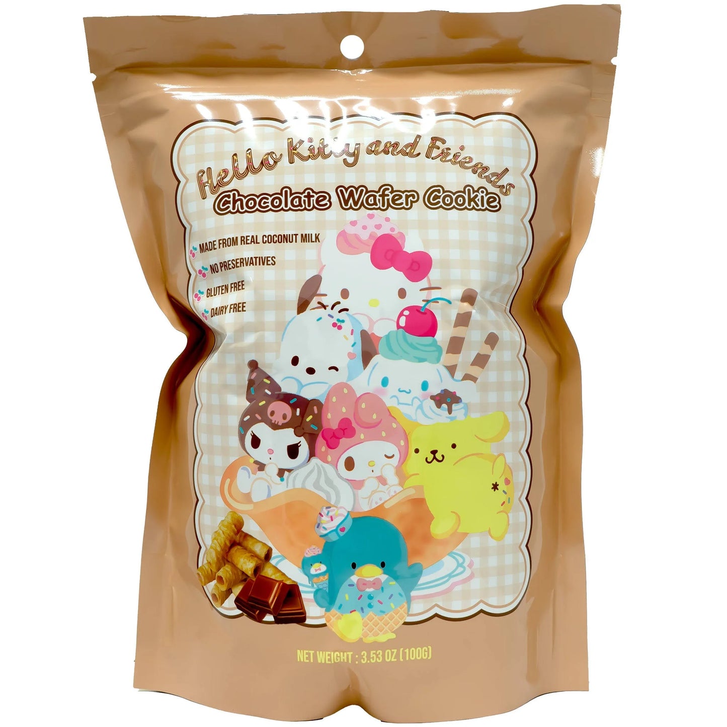 Hello Kitty & Friends Chocolate Wafer Cookie