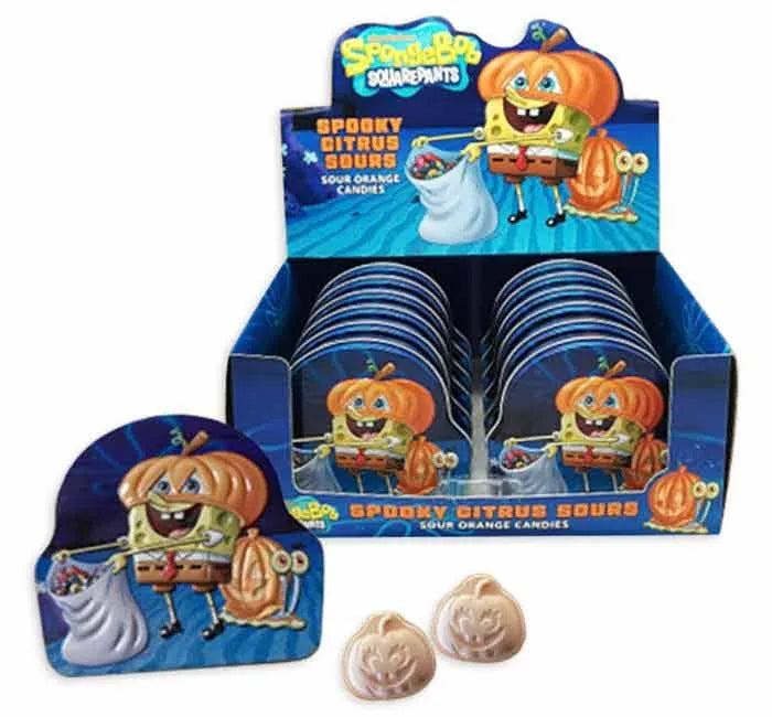 SpongeBob SquarePants Spooky Citrus Sour Orange Candies