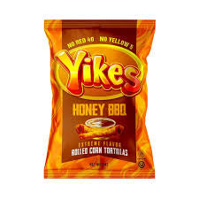 Yikes honey bbq extreme rolled corn tortillas no