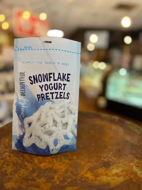 Snowflake Yogurt Pretzels