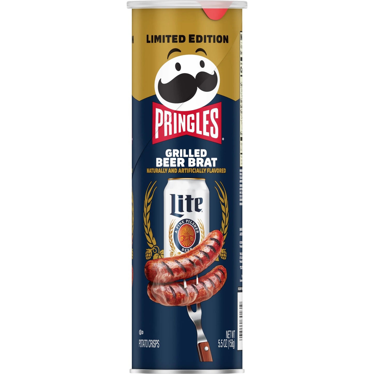 Pringles Grilled Beer Brat
