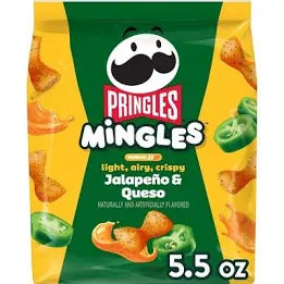 Pringles mingles Jalapeño and Queso