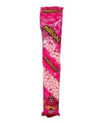 Millions the tiny tasty chewy sweets raspberry