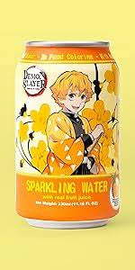 Demon slayer Sparkling water pineapple flavor