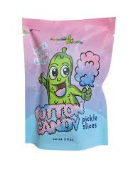 Cotton candy pickle slices