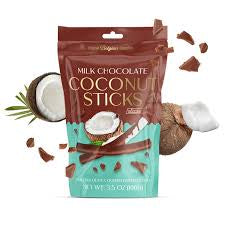 Milk chocolate coconut sticks