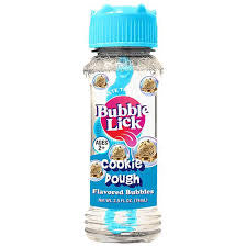 Bubble lick cookie dough ice cream flavor