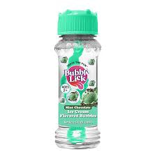 Bubble lick mint chocolate ice cream flavor