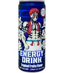 Energy drink tropical fruits flavor