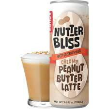 Nutter bliss creamy peanut butter latte