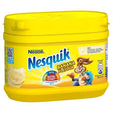 Nesquik banana flavor milk