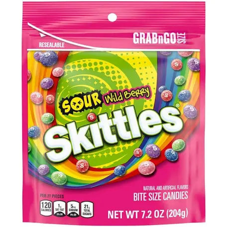 Sour wild berry skittles