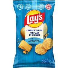 Lays cheese & onion fromage et oignon