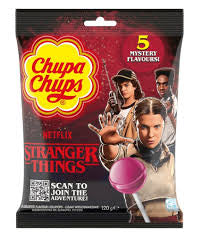 Chupa chups x stranger things 5 mystery flavors