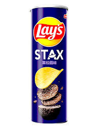 Lays Stax black truffle flavor