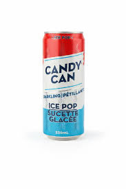 Ice pop candy can sparkling