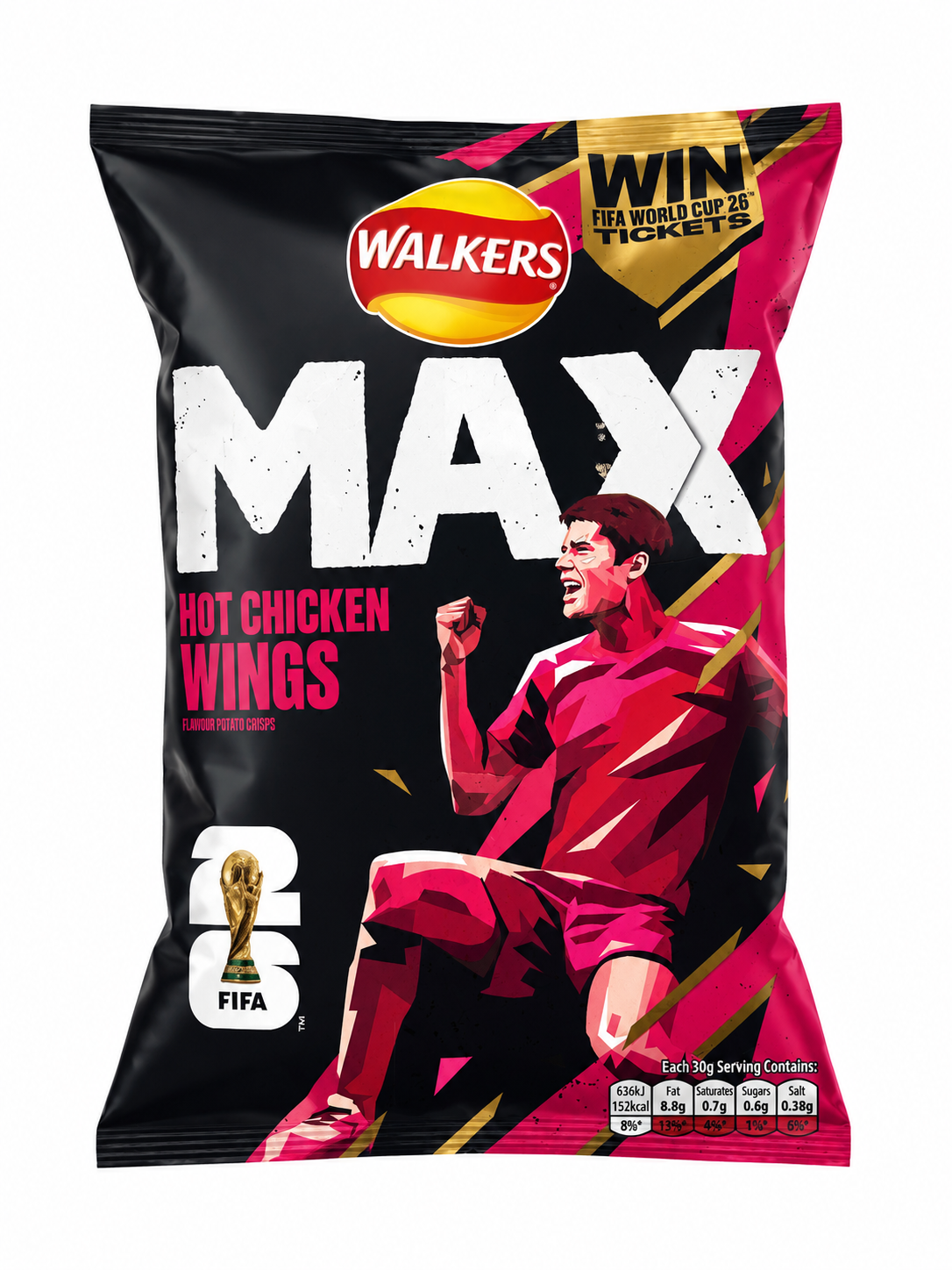 Walkers max FIFA hot wings