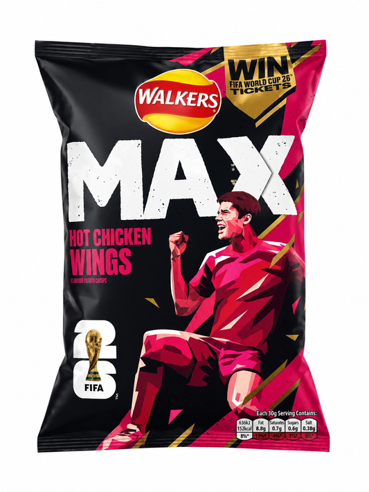 Walkers max FIFA hot wings