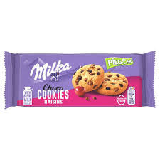 Milka Choco and Raisins Cookies