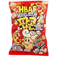 HBAF pepperoni pizza popcorn