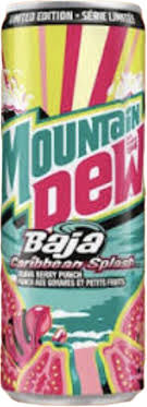 Mountain Dew Caribbean splash