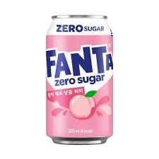 Fanta zero sugar peach