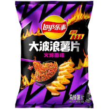 Lay's Wavy Turkey Noodle flavored chips