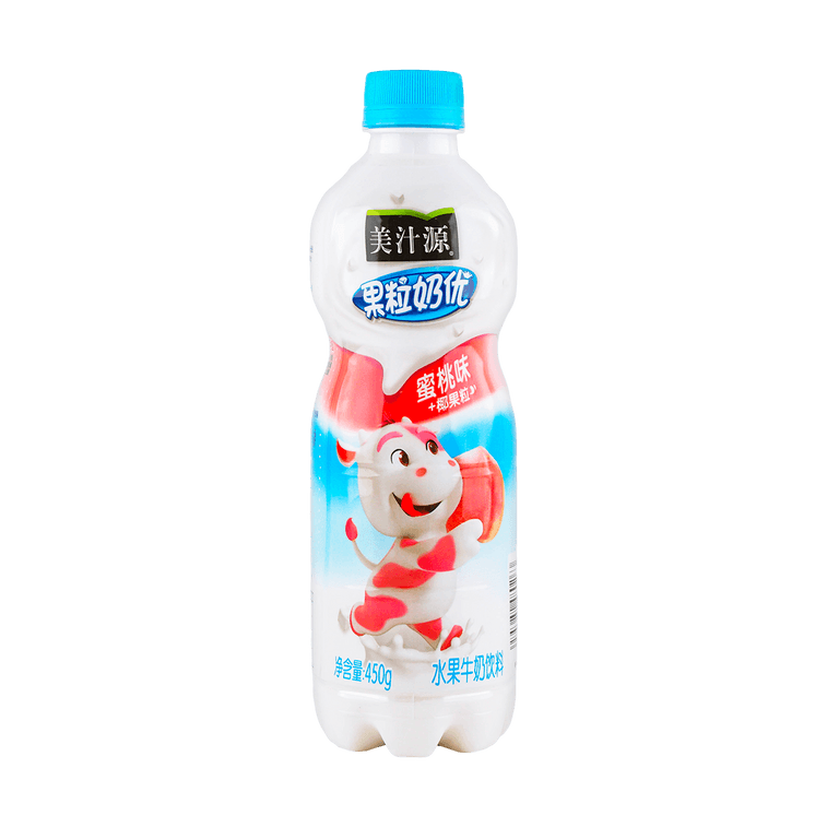 Minute Maid Delicious Peach Flavored Milk with Coconut Bits